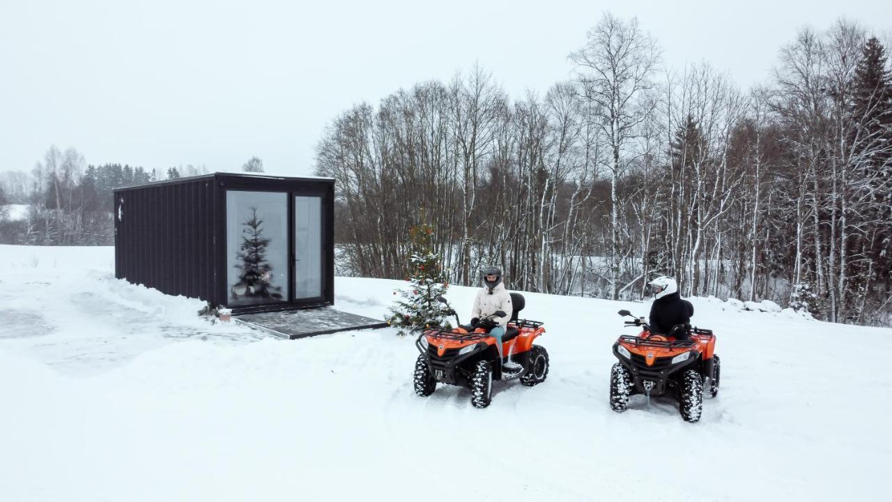 Unique Tiny House Getaway In The Nature - Kensho Puugi Buitenkant foto